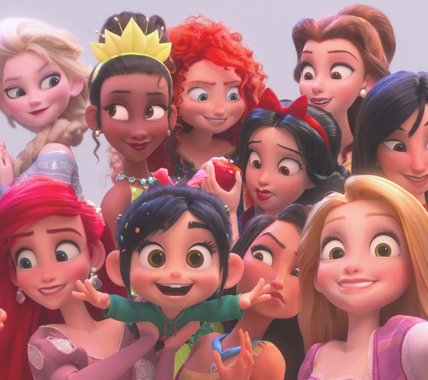 Disney princesses in "Ralph Breaks the Internet"