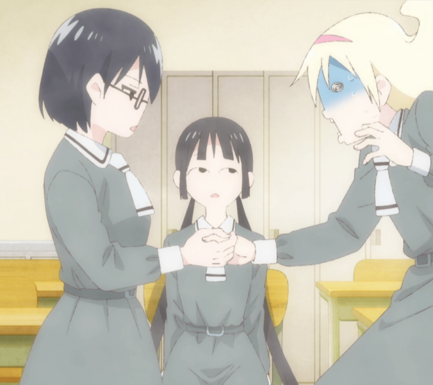 "Asobi Asobase" is an underrated anime series produced by the animation studio Lerche.