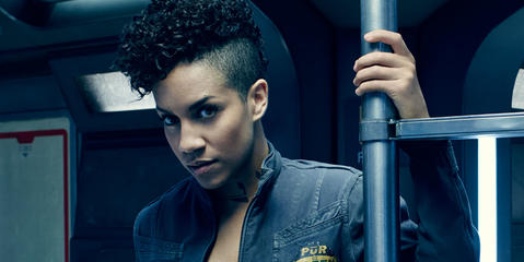 Dominique Tipper as Naomi Nagata in "The Expanse"