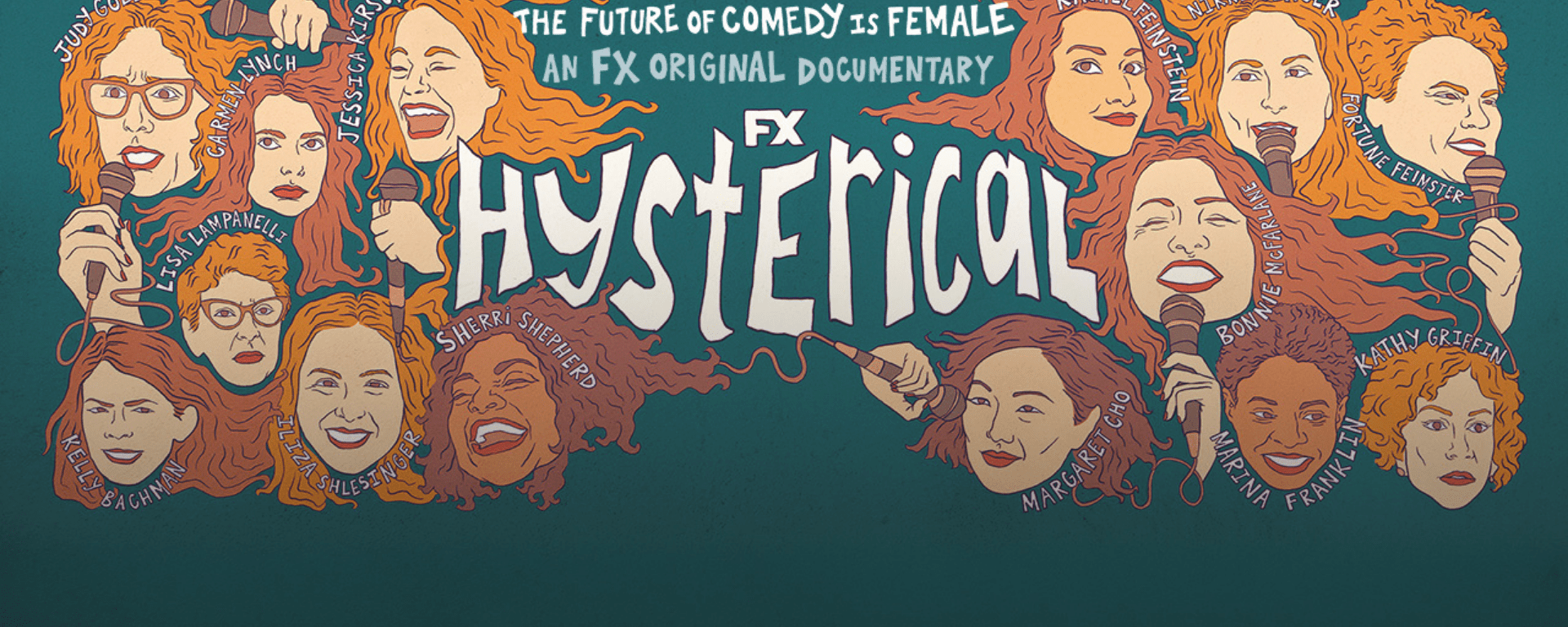 Promotional "Hysterical" film banner