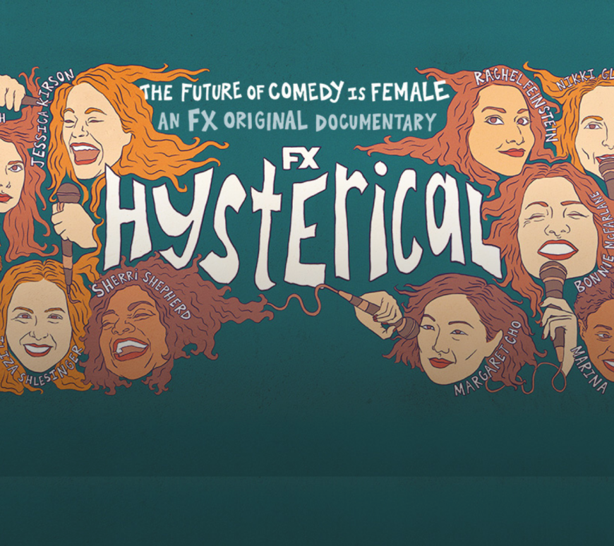 Promotional "Hysterical" film banner