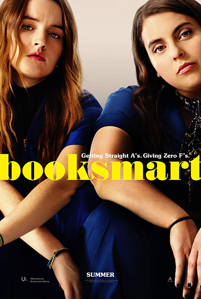Official movie poster for Olivia Wilde's directorial debut "Booksmart"