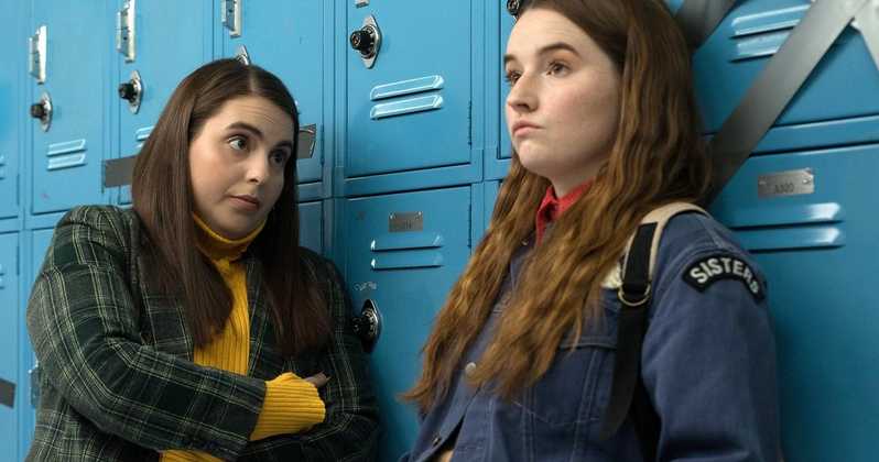 Beanie Feldstein and Kaitlyn Dever in "Booksmart"