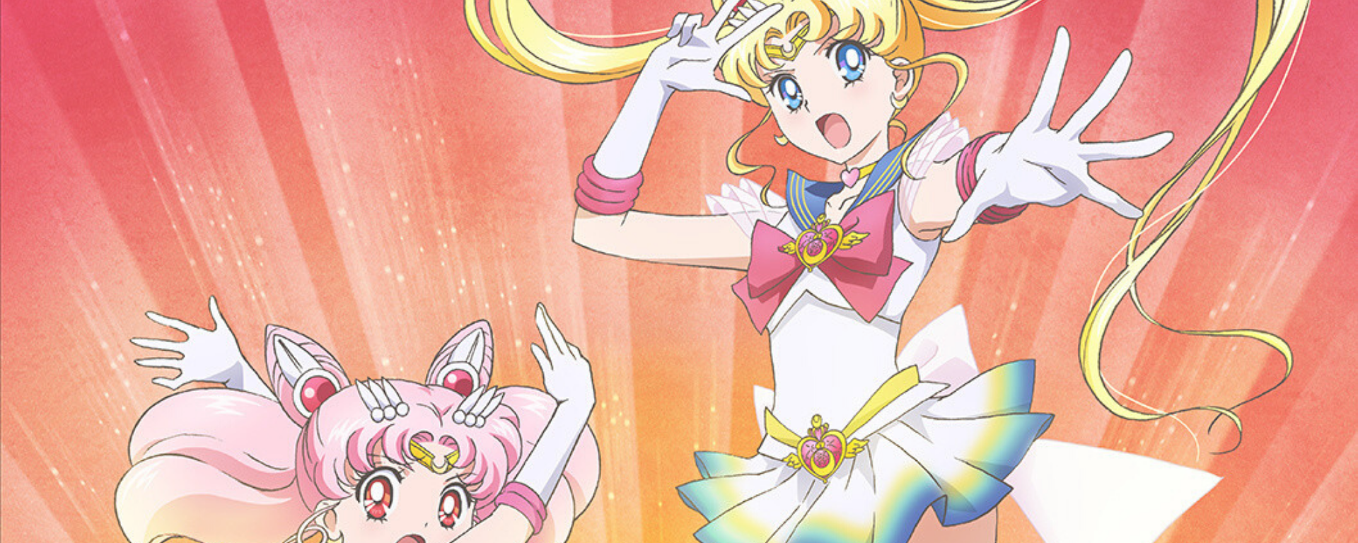 Sailor Chibimoon and Sailor Moon in Sailor Moon Eternal animated film