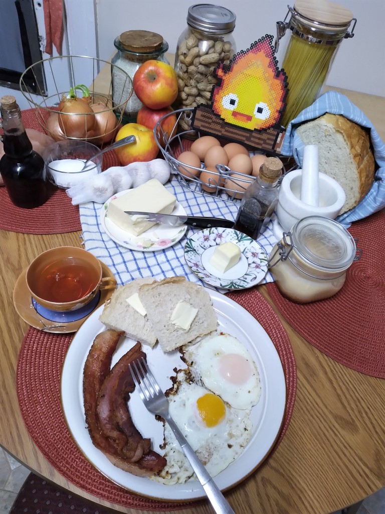 A delicious Howl's Moving Castle breakfast for one