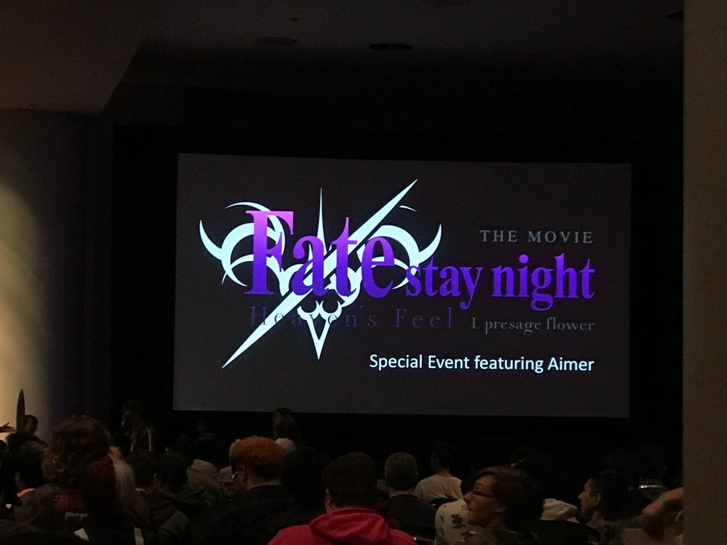 Fate Stay Night screening