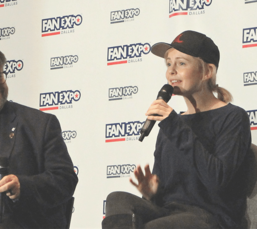 Rose McIver from the CW's "iZombie" came to Fan Expo Dallas.