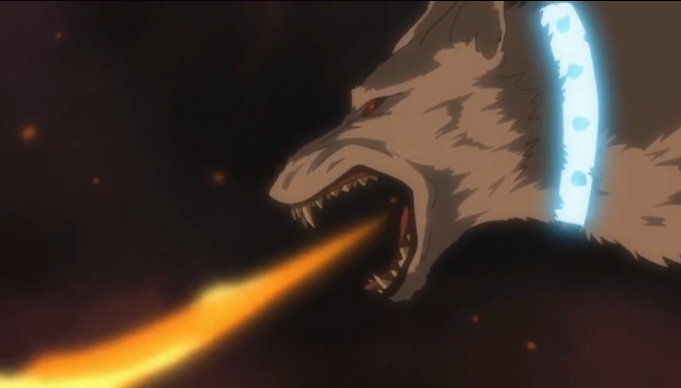 Shape-shifting demon hound Pluto from "Black Butler" anime