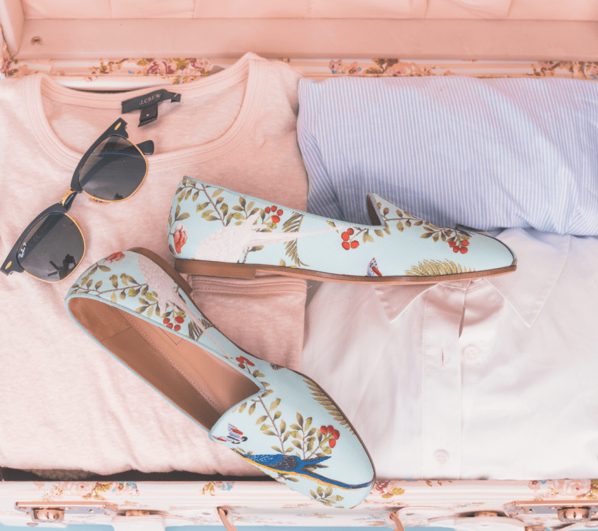 Pink suitcase