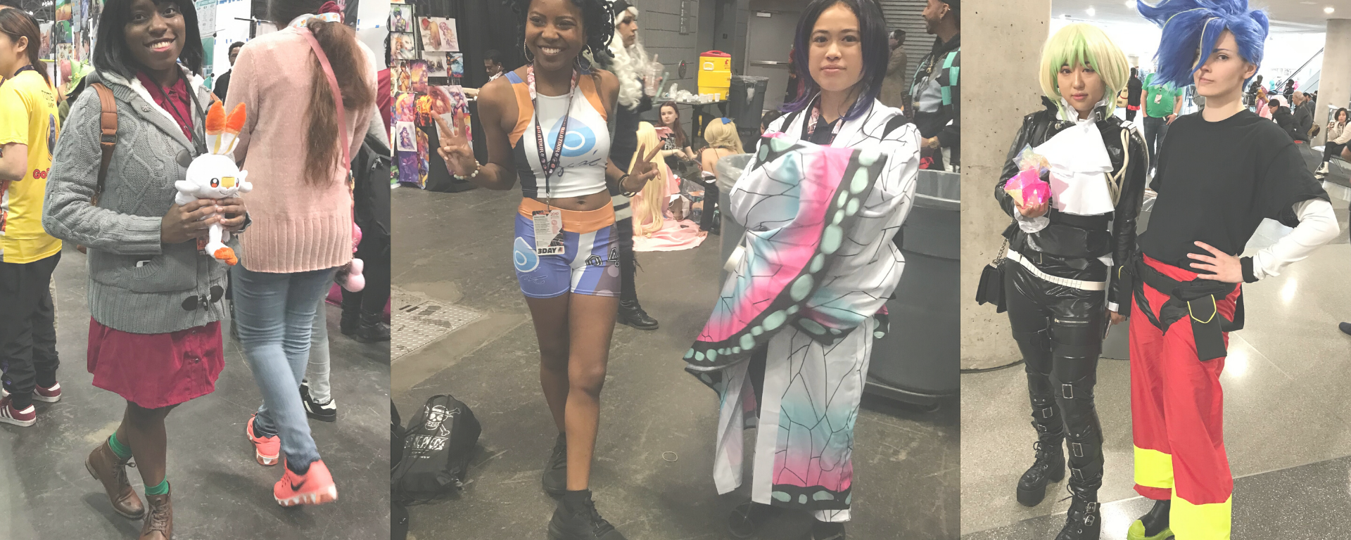 Cosplayers at Anime NYC 2019
